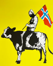 Load image into Gallery viewer, STEIN &#39;Norwegian Hardcore&#39; (yellow) Screen Print
