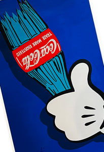 T.WAT (Tee Wat) 'Mugged' (blue) Offset Lithograph - Signari Gallery 
