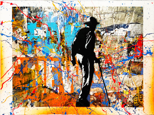 TEHOS 'Beside the Wall' HPM on Paper - Signari Gallery 