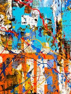 TEHOS 'Beside the Wall' HPM on Paper - Signari Gallery 