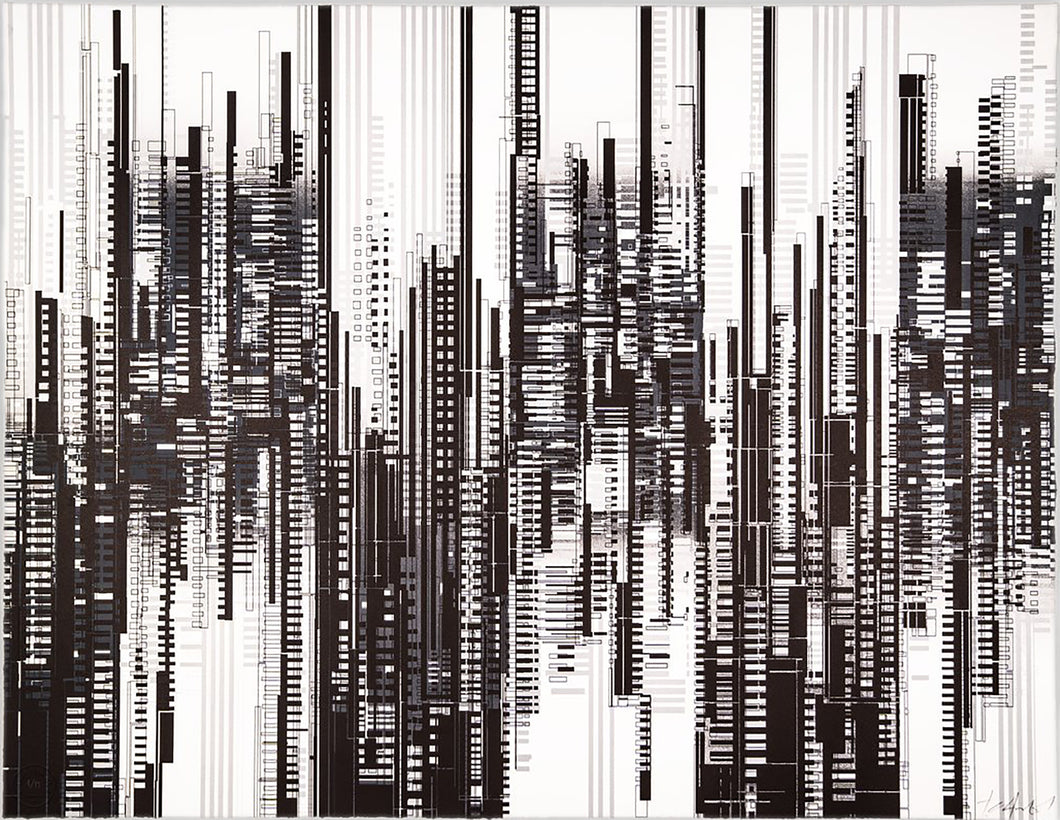 THOMAS CANTO 'Urban Symphony' 3-Color Lithograph Print - Signari Gallery 