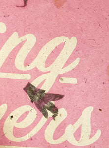 TOM ADAMS 'Flowers II' Screen Print on Handmade Petal Paper
