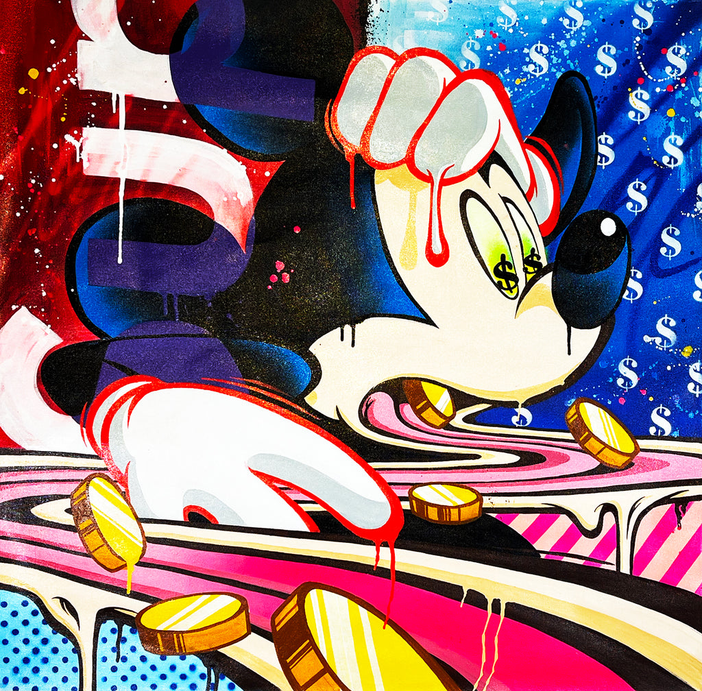 UNIK 'Mickey Madness' Original on Canvas - Signari Gallery 