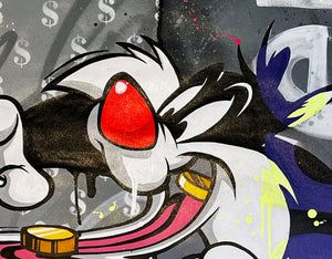 UNIK 'Sylvester Madness' Original on Canvas - Signari Gallery 
