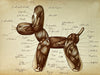 WHATSHISNAME 'Anatomical Balloon Dog' (red) Resin Art Figure - Signari Gallery 