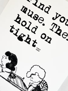 WRDSMTH x BRETT CRAWFORD 'Muse' Giclée Print - Signari Gallery 