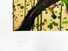 Load image into Gallery viewer, XENZ &#39;Paradise XL&#39; Flatbed Print on Gold Silkscreen + Varnish