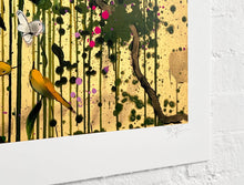 Load image into Gallery viewer, XENZ &#39;Paradise XL&#39; Flatbed Print on Gold Silkscreen + Varnish