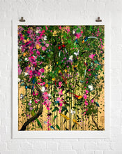 Load image into Gallery viewer, XENZ &#39;Paradise XL&#39; Flatbed Print on Gold Silkscreen + Varnish