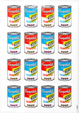 Load image into Gallery viewer, ZEDSY &#39;16 Reduced Soup Cans&#39; Offset Lithograph