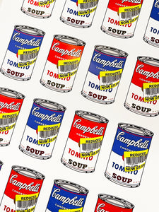 ZEDSY '16 Reduced Soup Cans' Offset Lithograph