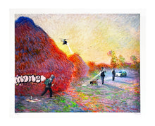 Load image into Gallery viewer, ZEDSY &#39;Needle in a Haystack&#39; Custom Framed Screen Print - Signari Gallery 
